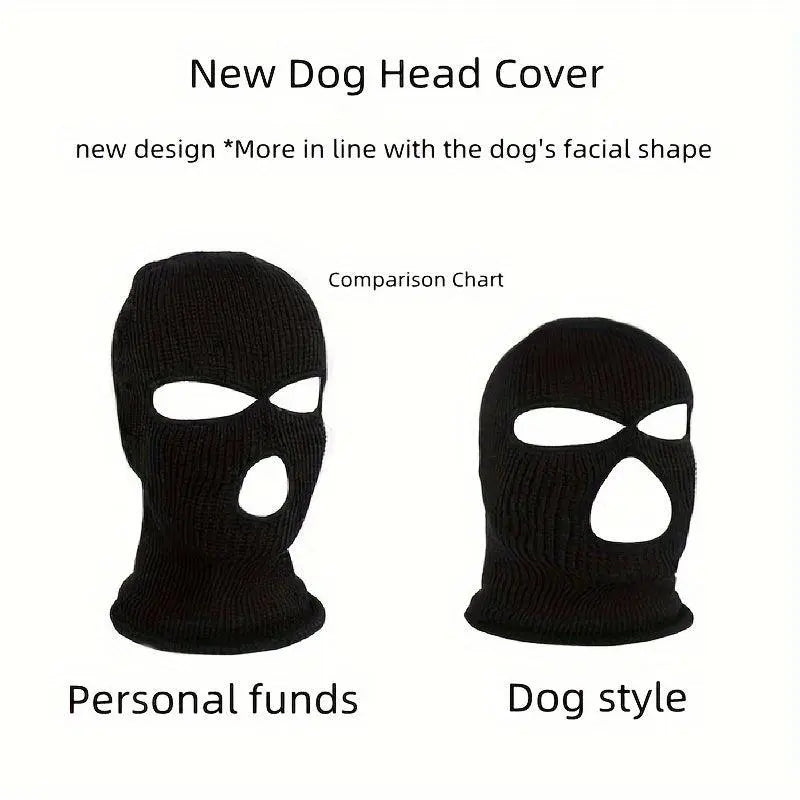 dog warm hat and glasses set