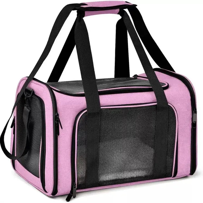 premium portable pet carrier for large cats small dogs
