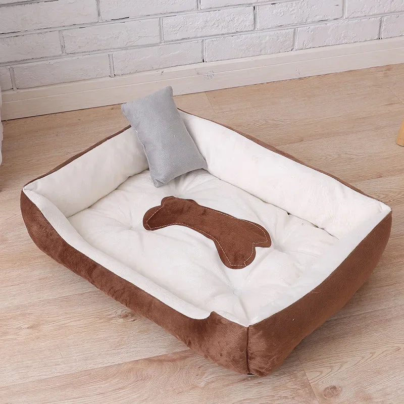 fleece dog bed with waterproof bottom