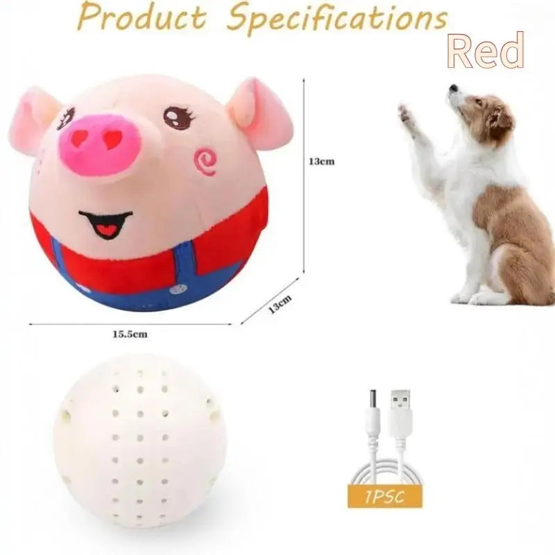 Exciting Interactive Pig Toy: Bounce, Sing, and Train Your Dog!