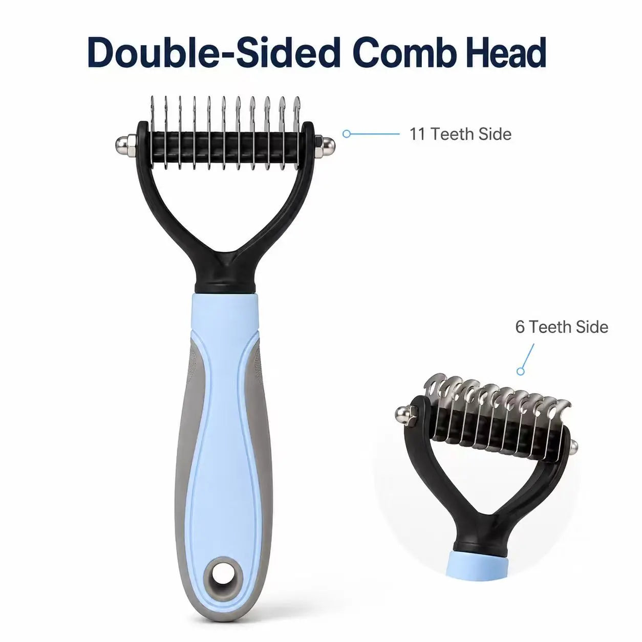 double-sided grooming tool for dogs
