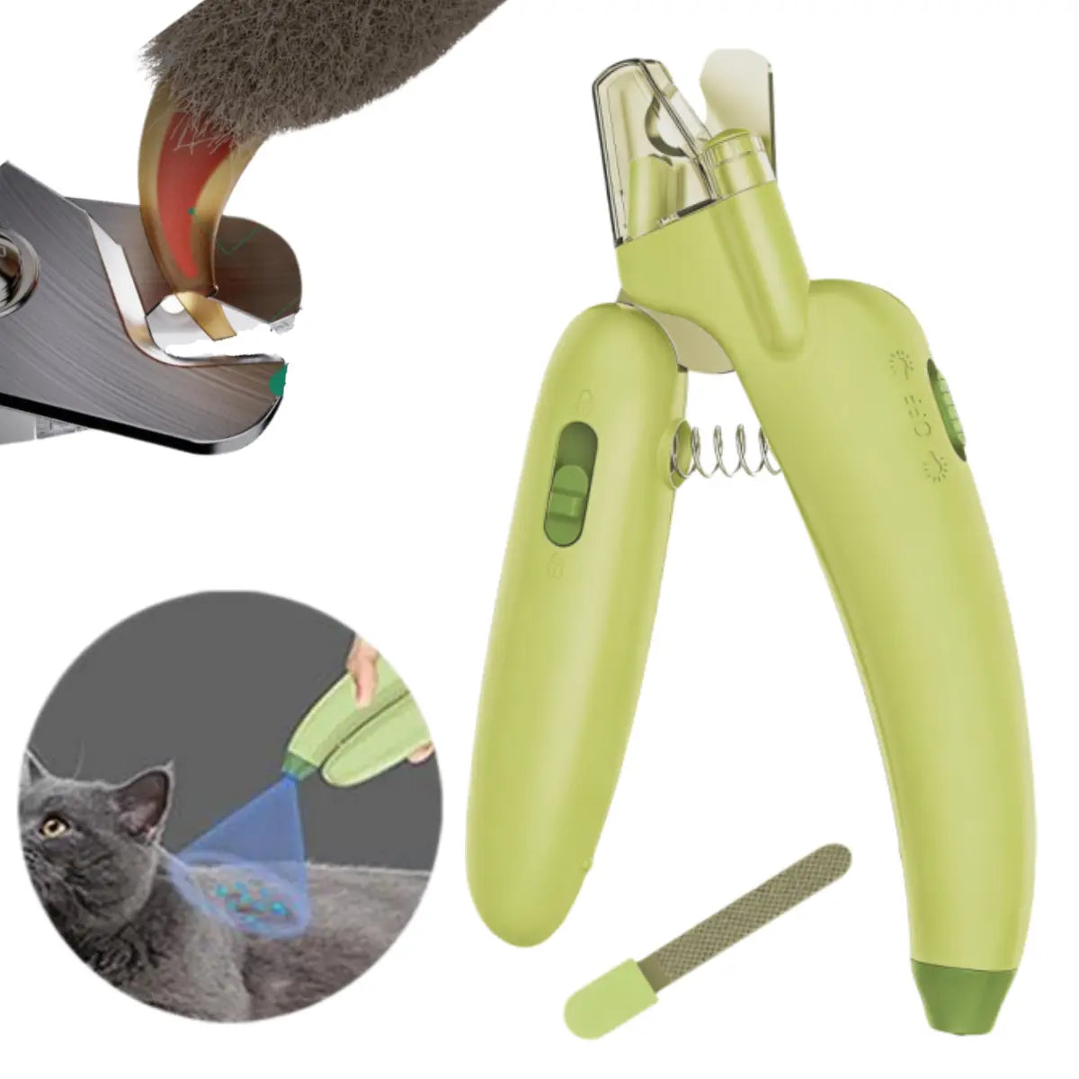 pet nail trimmer with LED light