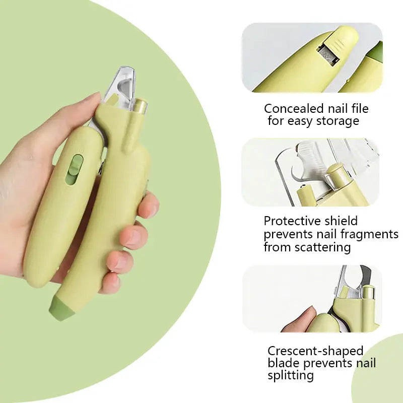 pet nail trimmer with LED light