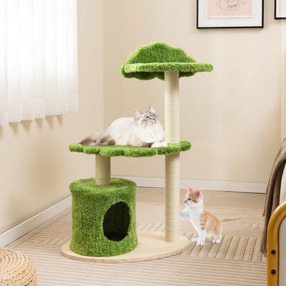 cat tree with scratching posts