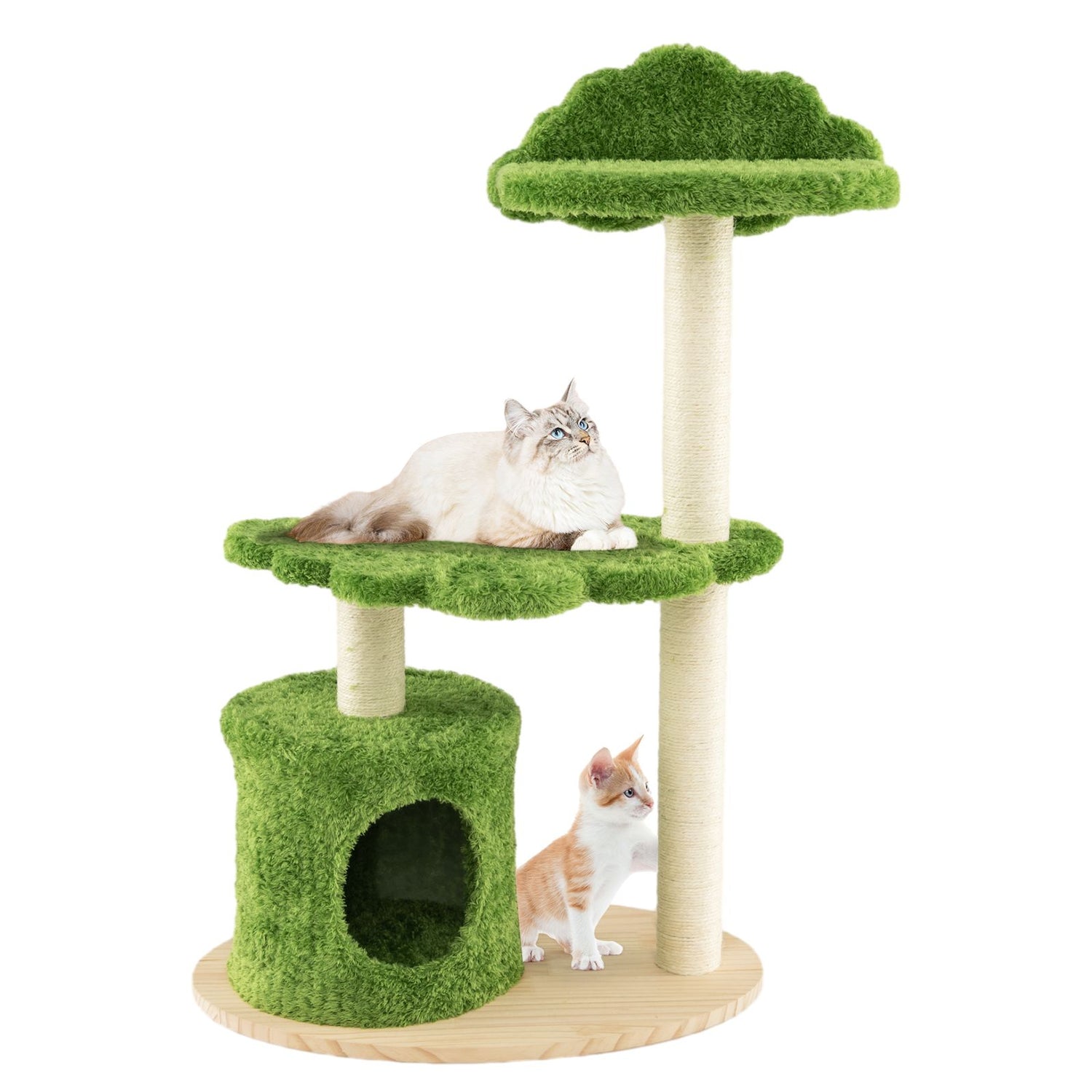 cat tree with scratching posts