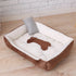 fleece dog bed with waterproof bottom