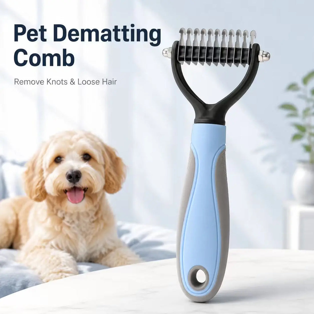 double-sided grooming tool for dogs