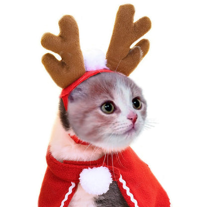 Christmas pet costume for cats and dogs