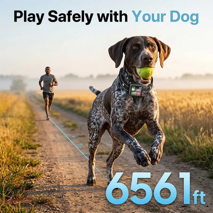 2026 Smart Wireless Dog Containment System - Adjustable GPS Electric Fence Collar, Waterproof & Rechargeable, Range 33-999 Yards, Perfect for Outdoor Training