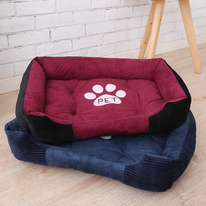 fleece dog bed with waterproof bottom