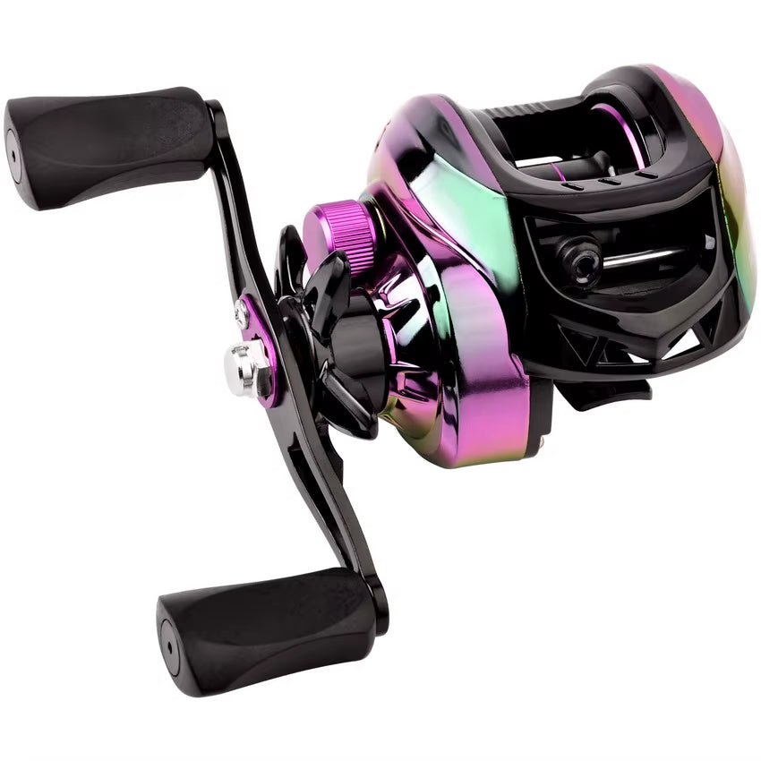 High-Performance All-Metal Baitcasting Reel - 18+1BB, 10Kg Max Drag, 7.2:1 Gear Ratio, Perfect for Fishing Enthusiasts