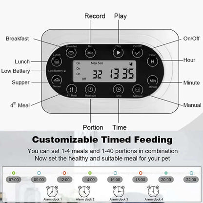 smart automatic cat feeder
