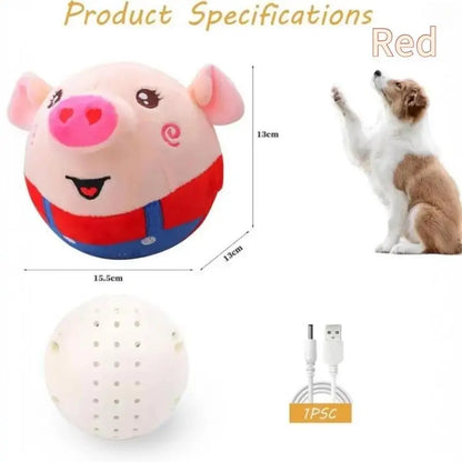 Exciting Interactive Pig Toy: Bounce, Sing, and Train Your Dog!