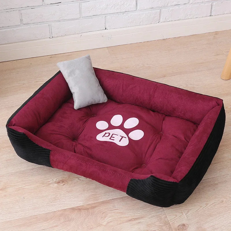 fleece dog bed with waterproof bottom