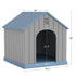 Durable Waterproof Dog House for All Sizes - Easy Clean, UV Resistant, Elevated with Air Vents & Drainage Holes