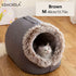 Cozy & Portable Cat Bed - Warm, Thickened Sleeping Haven with Handle