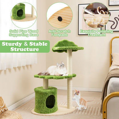 cat tree with scratching posts