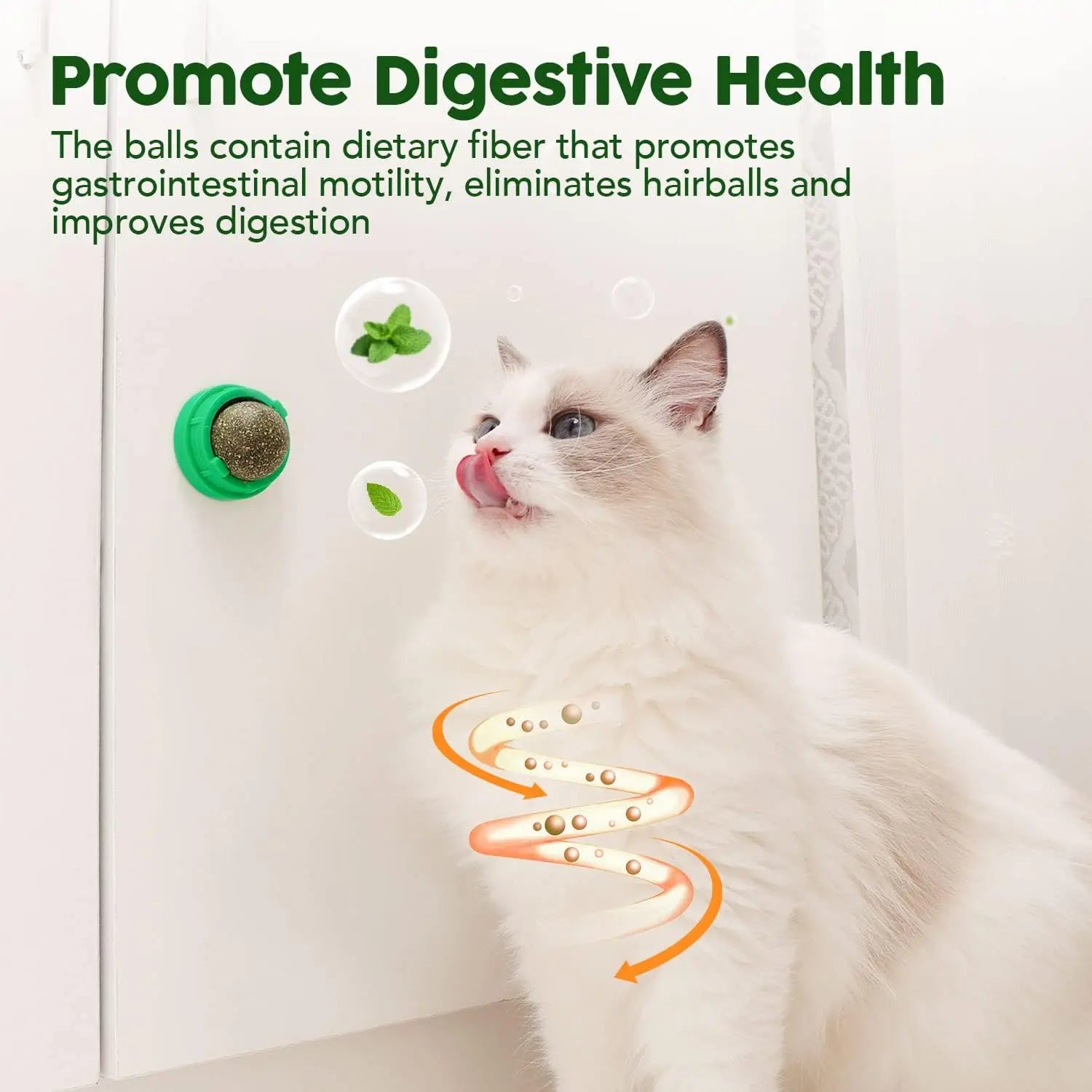 Exciting Catnip Balls for Cats - 4 Pack Edible Silvervine Toys for Healthy Teeth &amp; Extra Fun!