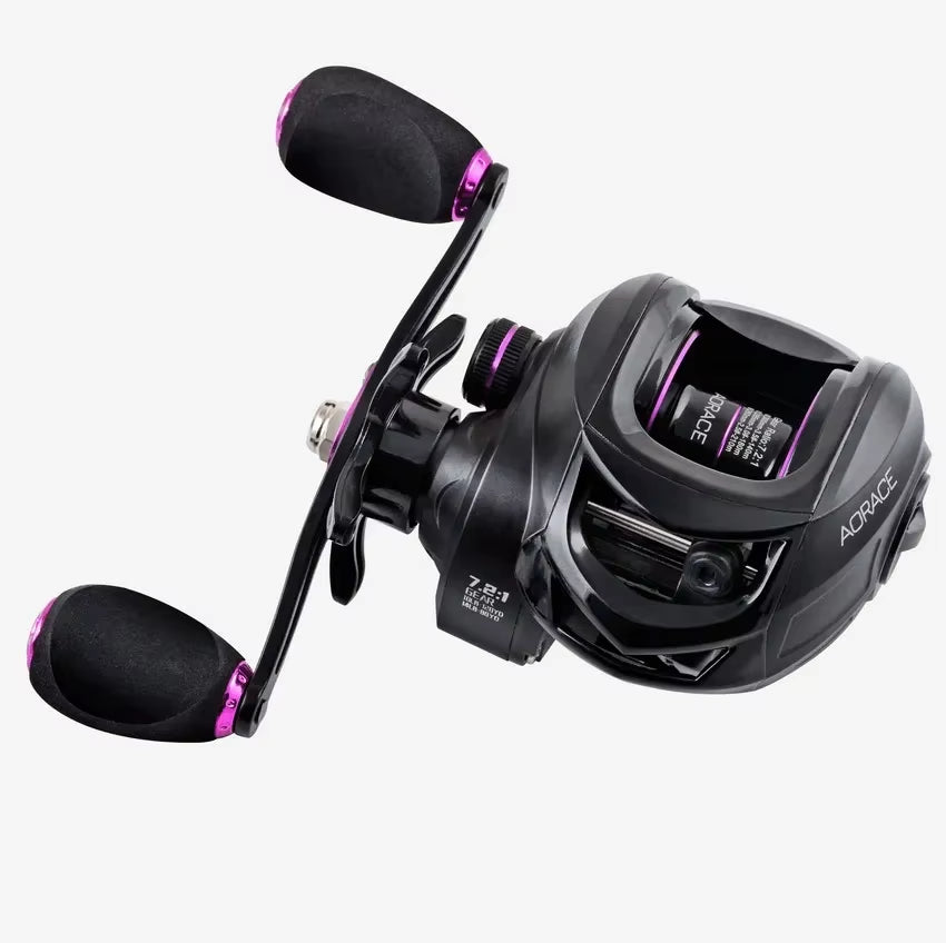 High-Performance All-Metal Baitcasting Reel - 18+1BB, 10Kg Max Drag, 7.2:1 Gear Ratio, Perfect for Fishing Enthusiasts