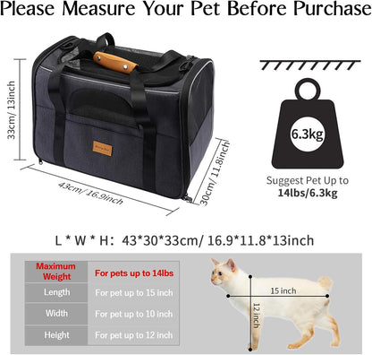 portable cat carrier bag