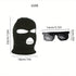 dog warm hat and glasses set