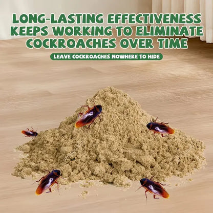 50 Pack High-Efficiency Cockroach Bait Powder - Fast-Acting Indoor Killer for Complete Nest Elimination in Kitchens and Enclosed Spaces