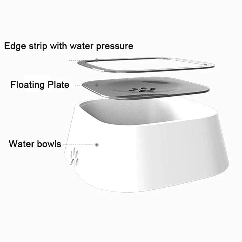 floating dog water bowl