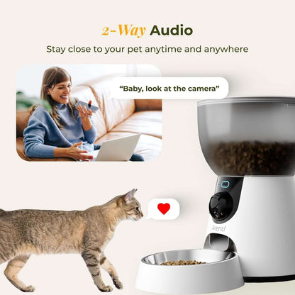smart cat feeder and water fountain bundle