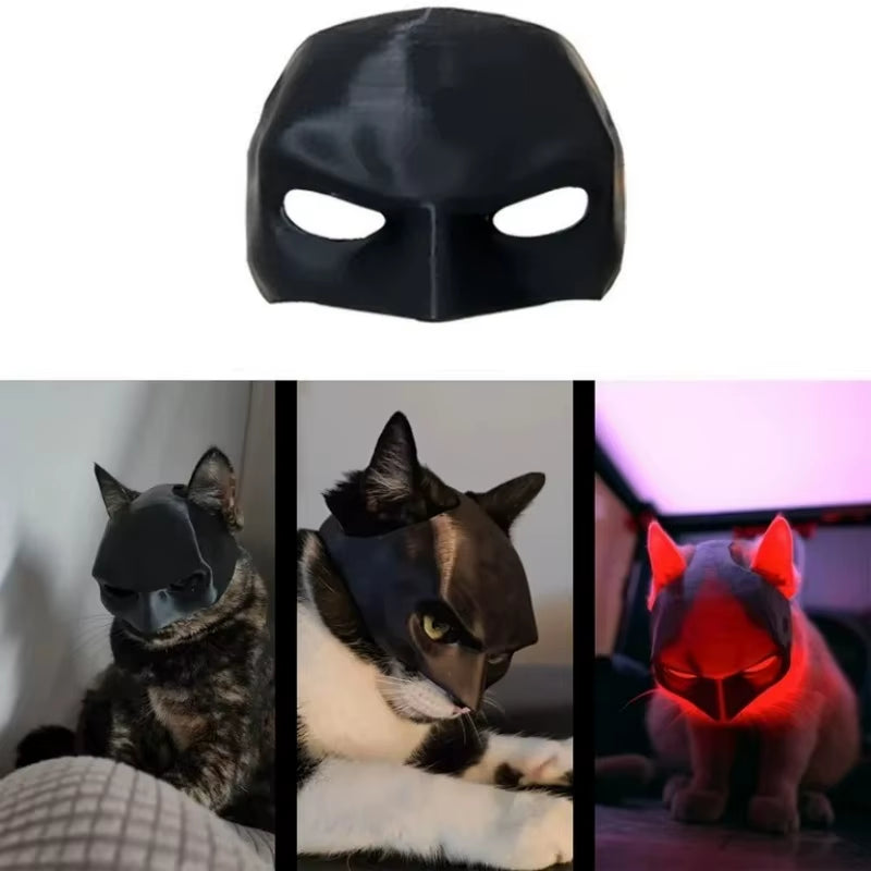 Adorable Matte Bat Cat Mask - Perfect Cosplay Accessory for Pets, Parties, and Daily Fun!