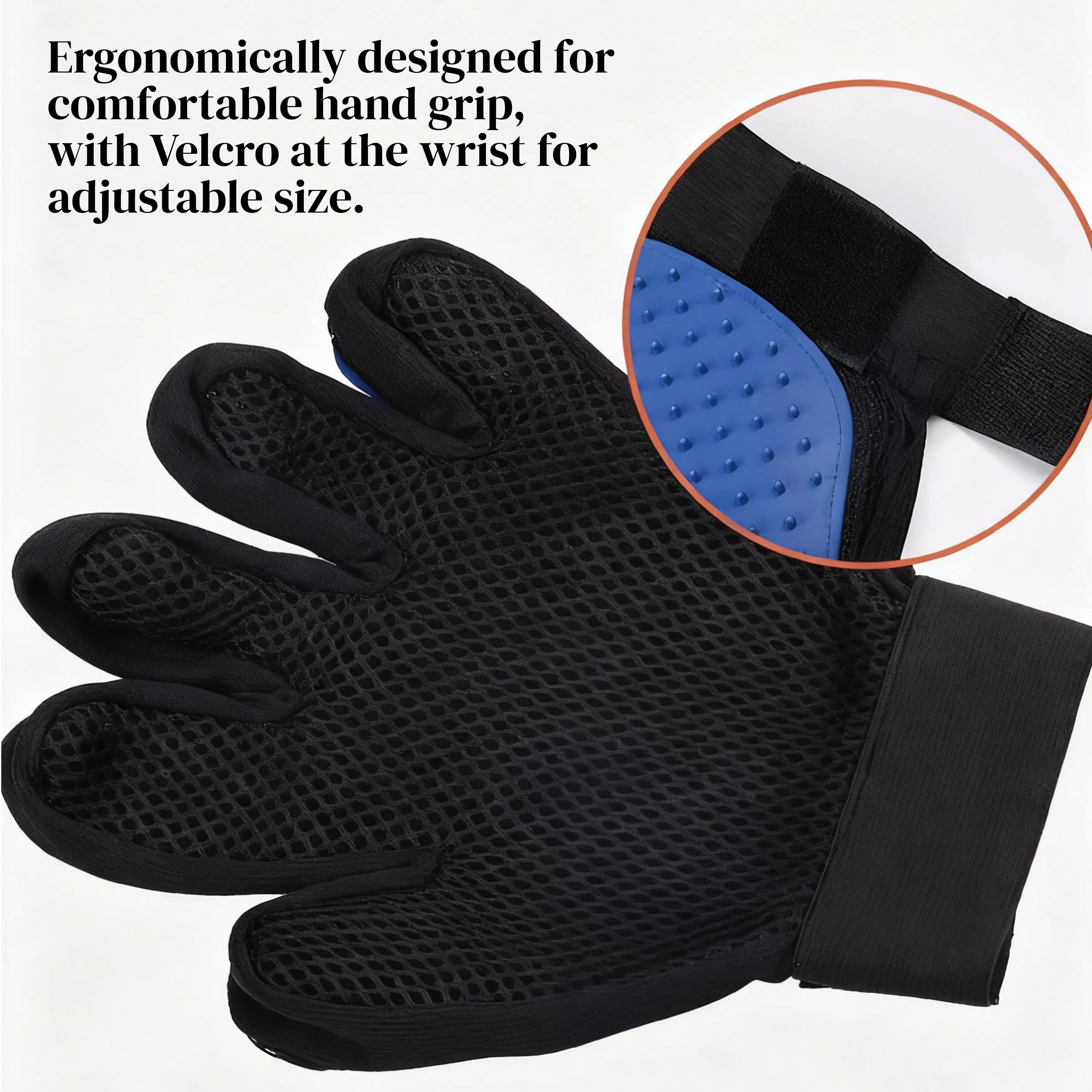 pet grooming gloves for cats and dogs