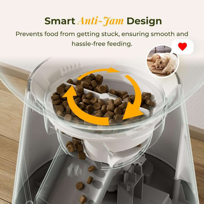 smart cat feeder and water fountain bundle