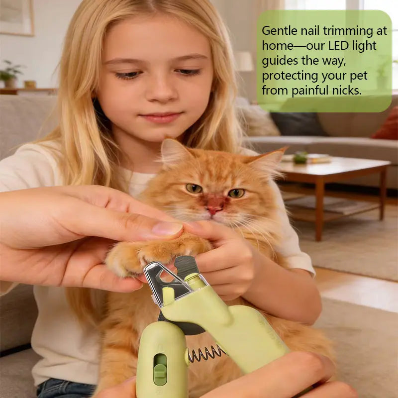 pet nail trimmer with LED light