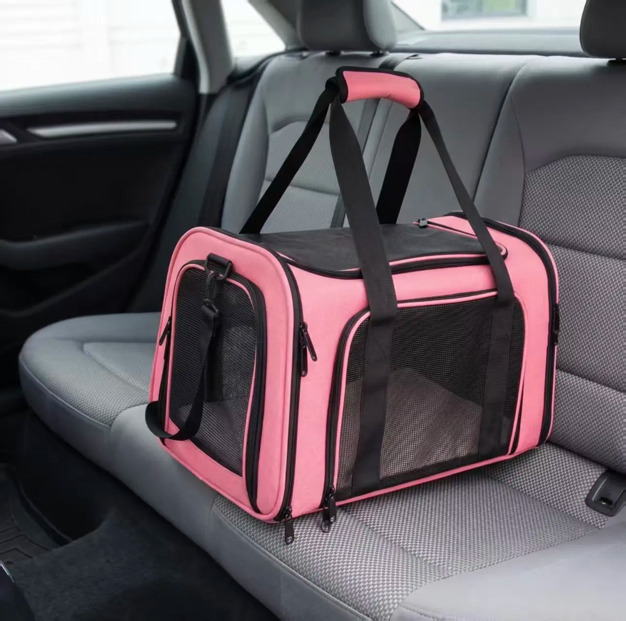 premium portable pet carrier for large cats small dogs
