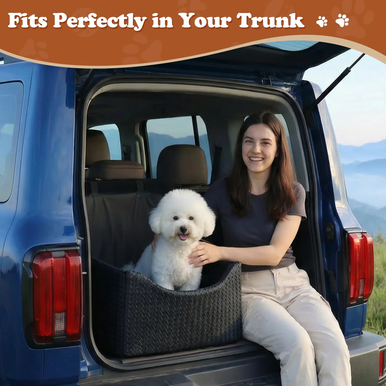 reversible dog car seat for small pets