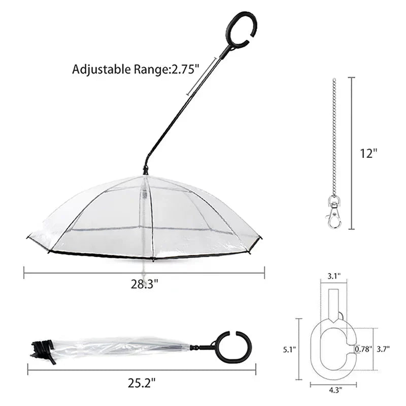 dog umbrella for rainy walks