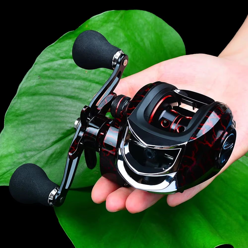 High-Performance All-Metal Baitcasting Reel - 18+1BB, 10Kg Max Drag, 7.2:1 Gear Ratio, Perfect for Fishing Enthusiasts
