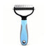 Ultimate Pet Grooming Brush - Double-Sided Deshedding & Dematting Tool for Dogs & Cats, Extra-Wide Undercoat Rake, Reduces Shedding by 95%