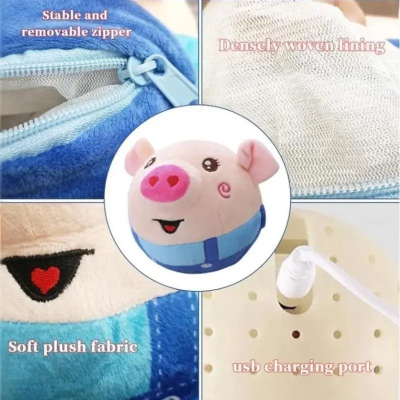 Exciting Interactive Pig Toy: Bounce, Sing, and Train Your Dog!