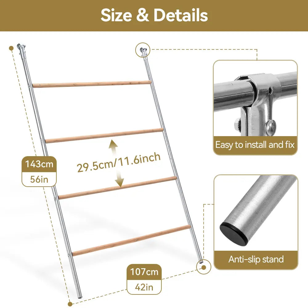 PAWGIANT Chicken Roosting Bars - Easy Assembly Wooden Perches &amp; Activity Ladders for Happy Chickens!