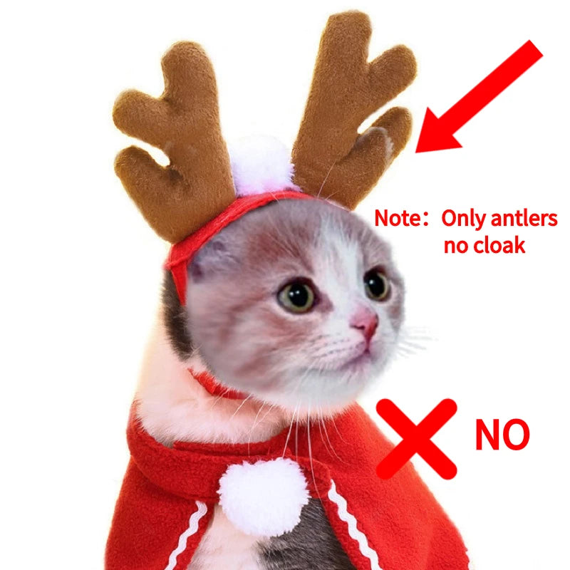 Christmas pet costume for cats and dogs