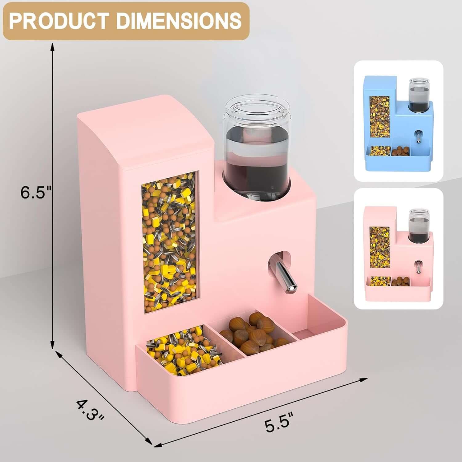 automatic hamster water bottle feeder