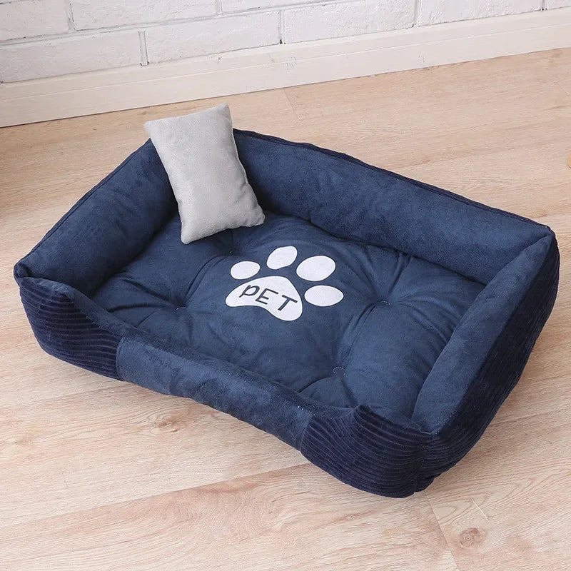 fleece dog bed with waterproof bottom