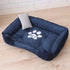 fleece dog bed with waterproof bottom