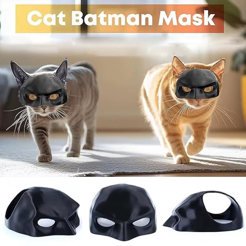 Adorable Matte Bat Cat Mask - Perfect Cosplay Accessory for Pets, Parties, and Daily Fun!