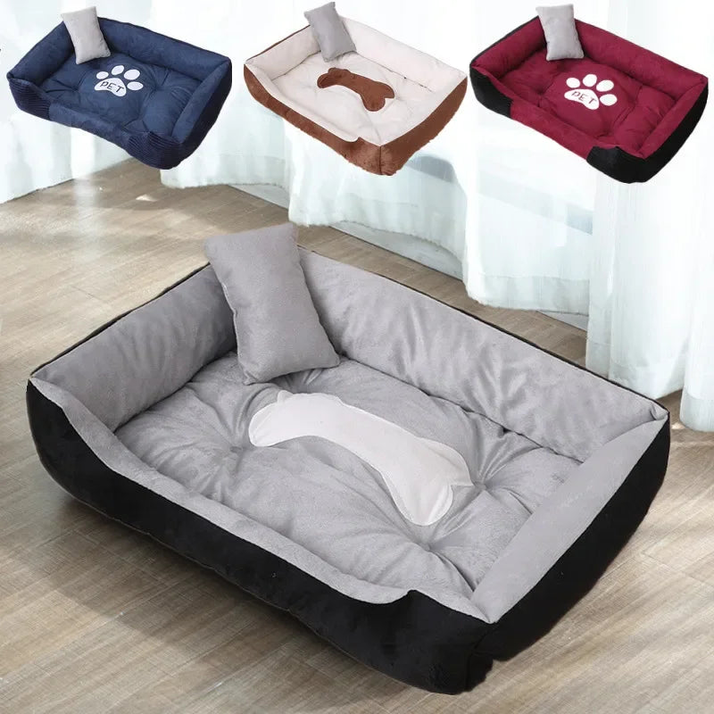 fleece dog bed with waterproof bottom