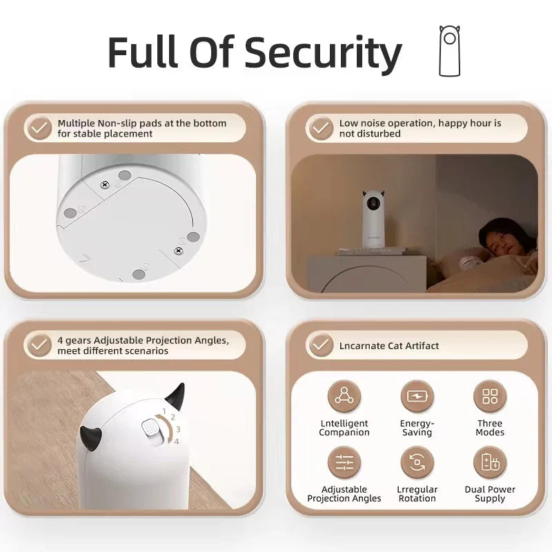 Automatic Cat Toy  Interactive Smart LED Laser