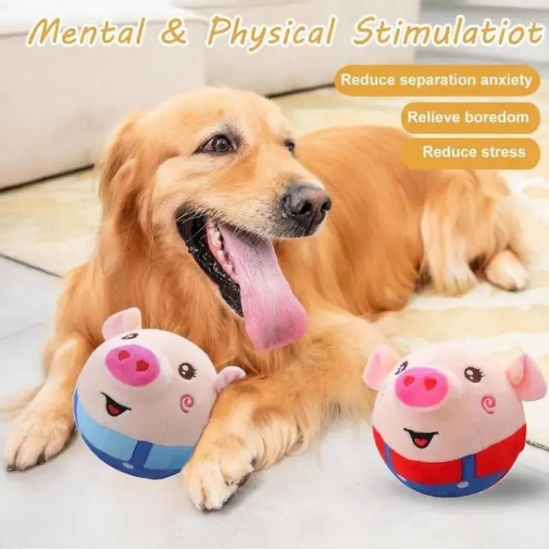 Exciting Interactive Pig Toy: Bounce, Sing, and Train Your Dog!
