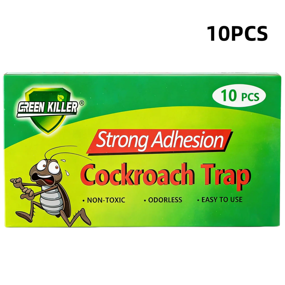 20 Pack Non-Toxic Roach Traps - Long Lasting Sticky Glue Traps with Bait for Home, Kitchen, Bathroom &amp; More - Safe for Kids &amp; Pets