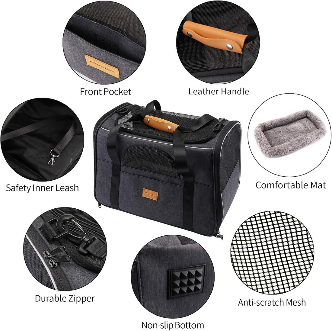portable cat carrier bag