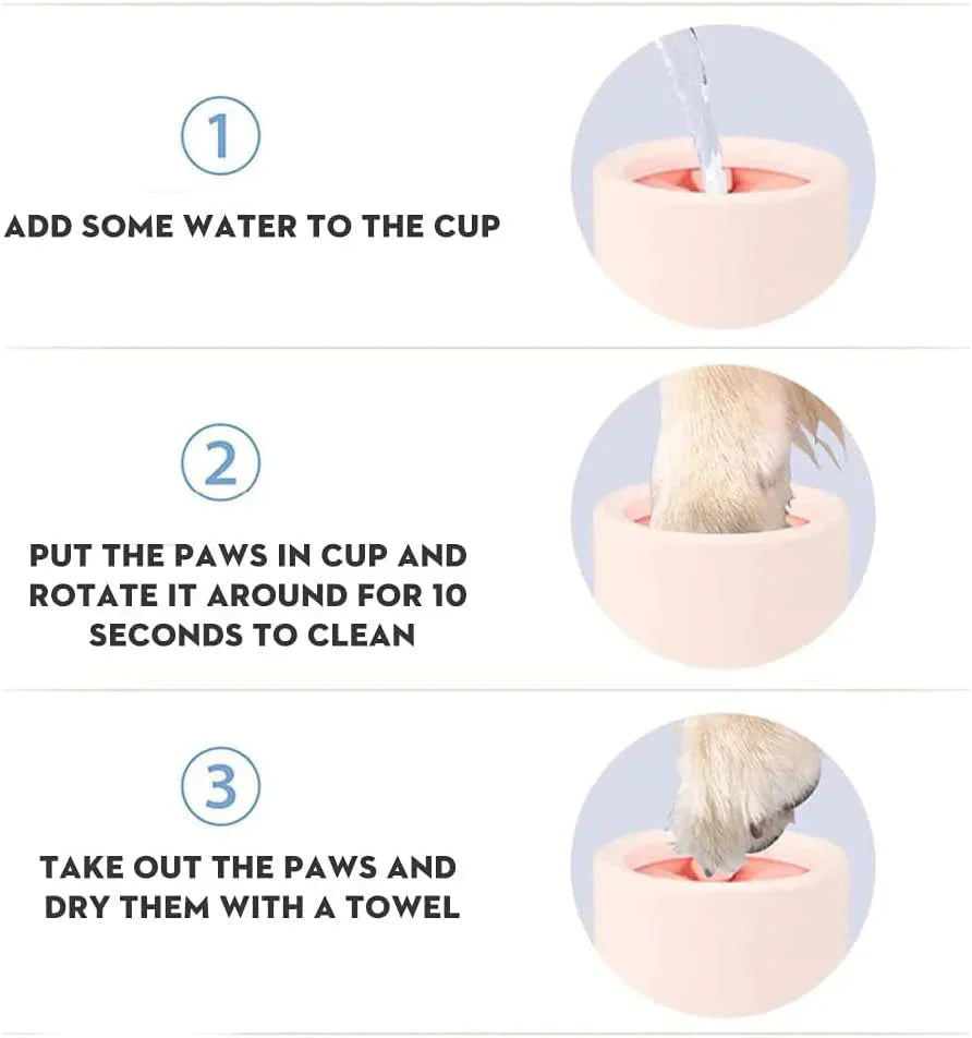 Dog Paw Cleaning Tool – Portable Mud Remover for Clean Paws